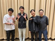 東京03と真輝志(左から2人目)。