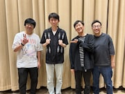 東京03と真輝志(左から2人目)。