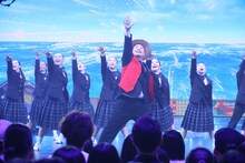 花巻東高等学校×ハナコ岡部 (c)フジテレビ