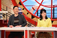 左から東野幸治、中島めぐみアナウンサー。(c)関西テレビ