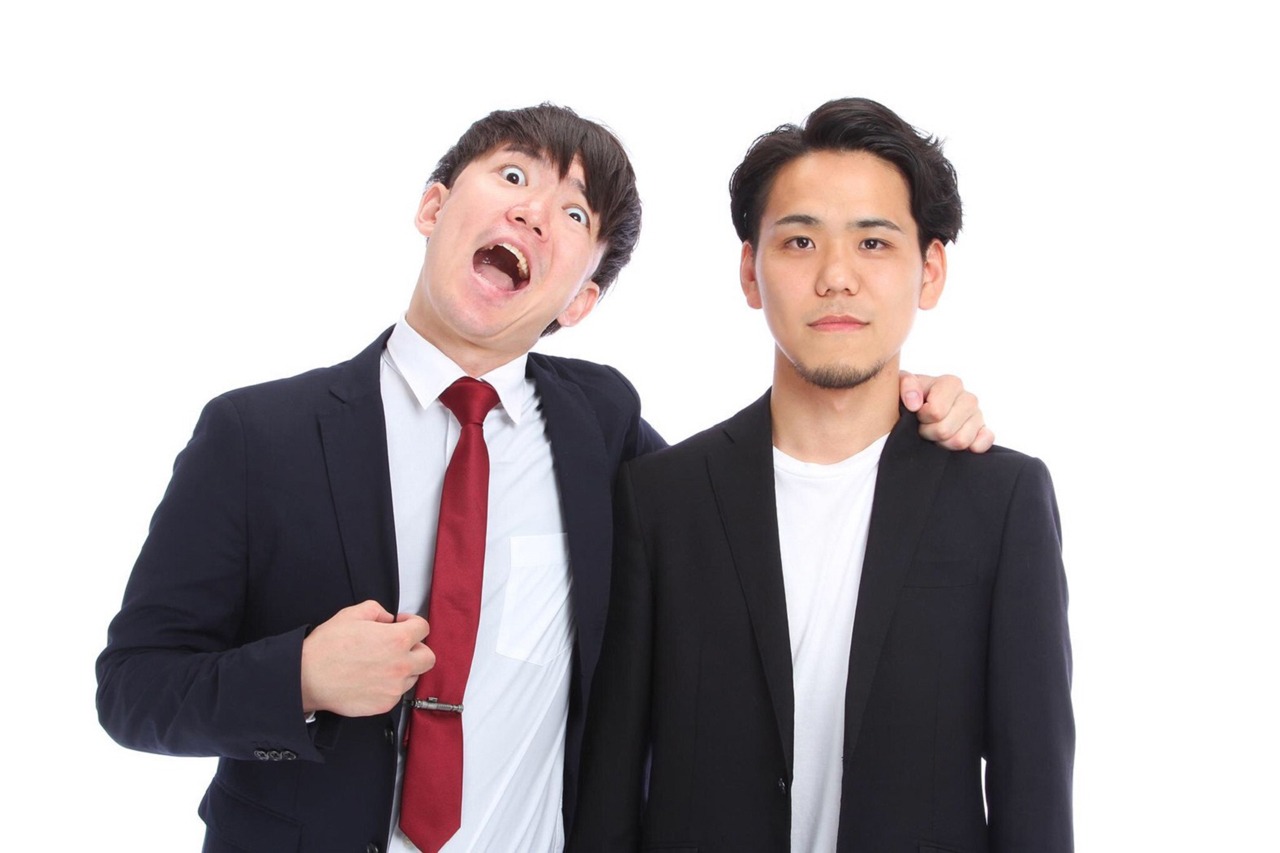 オーパスツー2。左から大ちゃん、しんじょう。