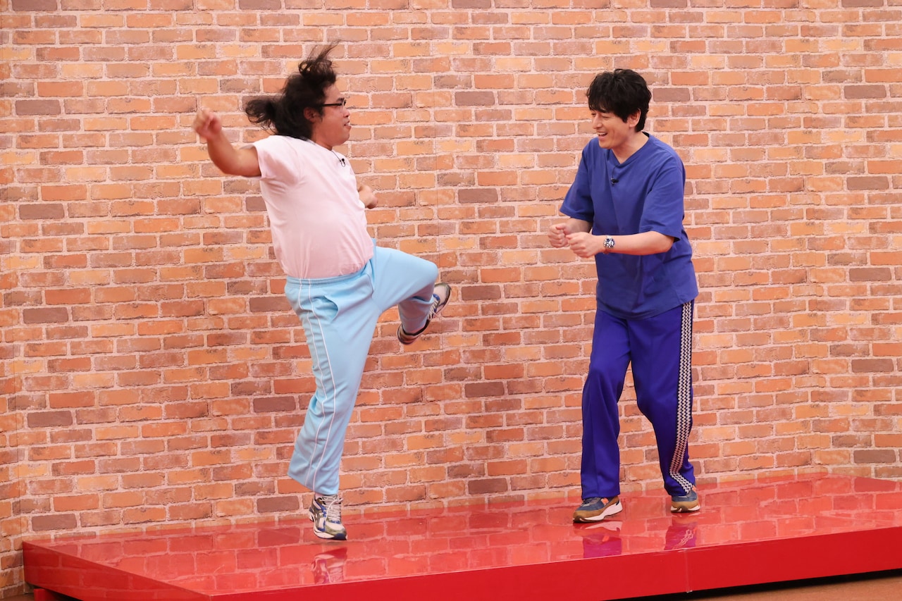 左からロッチ中岡、博多大吉。(c)関西テレビ