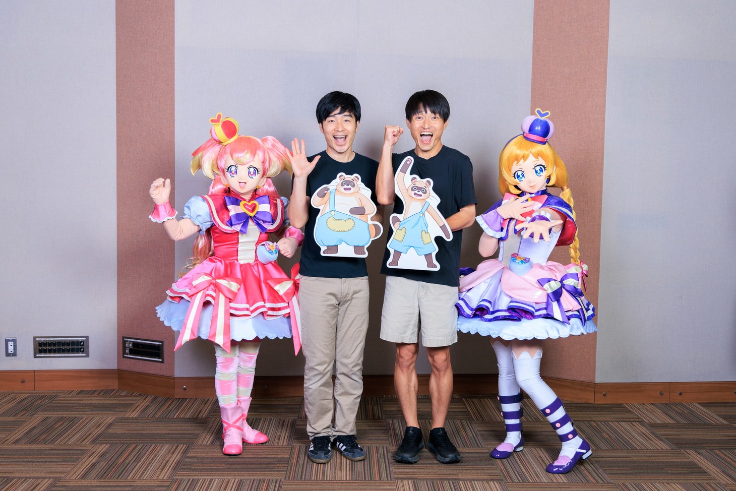 「わんだふるぷりきゅあ！ざ・むーびー！ドキドキ♡ゲームの世界で大冒険！」ゲスト声優のジャルジャル。