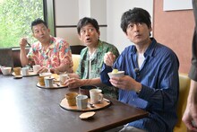 山口智充と博多華丸・大吉。(c)東海テレビ