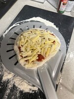 チーズをかける。