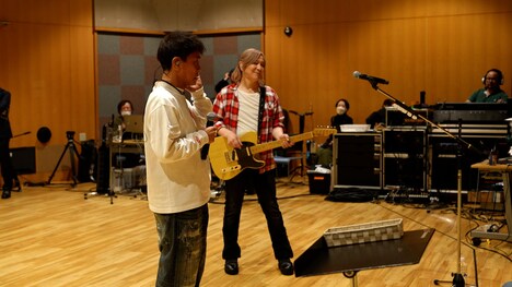 小室哲哉との「ごぶごぶフェス」リハーサルの様子。(c)MBS