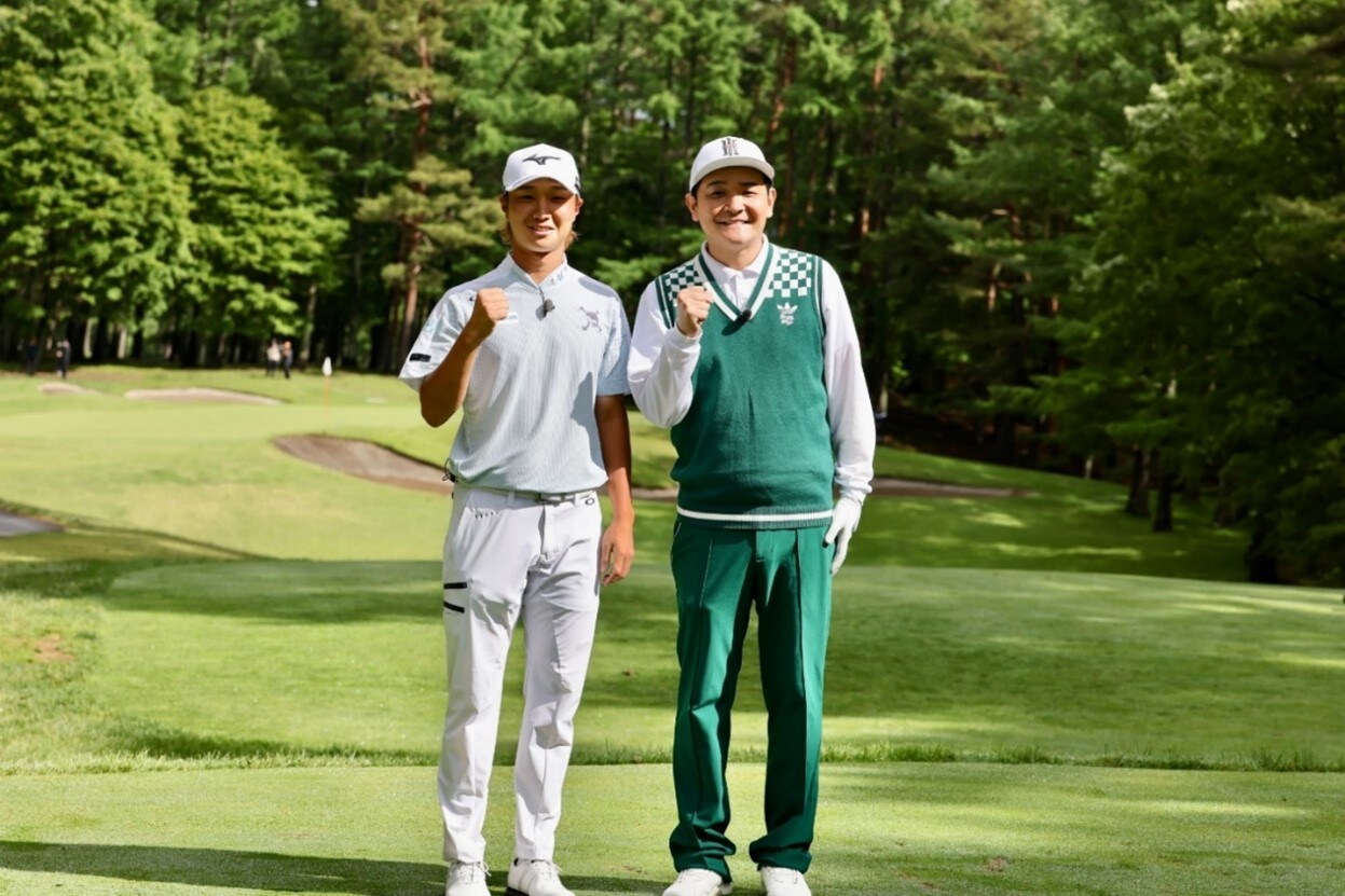 千鳥ノブ「薄顔のおじさんの奮闘みて」平田憲聖プロとゴルフ対決