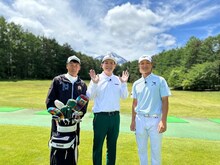 （左から）佐藤賢和、千鳥ノブ、平田憲聖。(c)フジテレビ