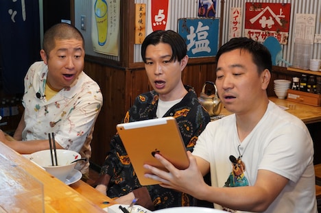 左からハライチ、月亭八光。(c)関西テレビ