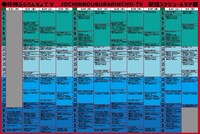 ザコシ自ら作成した「珍棒ぶらりんちょTV」の「ラテ欄」。