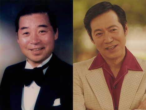 左から東八郎、東貴博。(c)日本テレビ