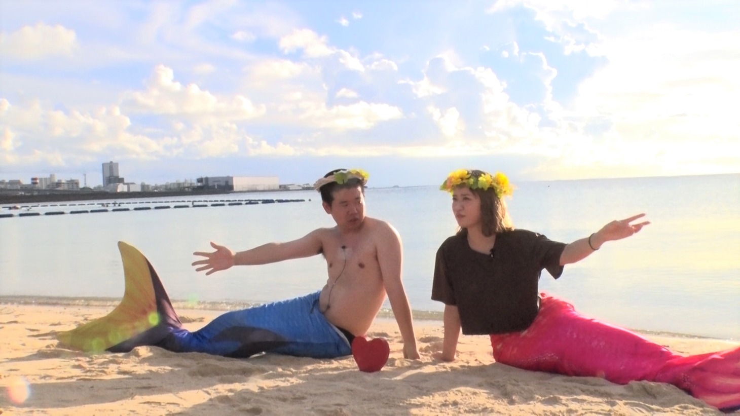 岡田康太とNICO。(c)ABCテレビ