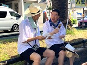 左から石田靖、西川きよし。(c)関西テレビ