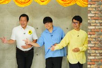 津田軍団の（左から）インディアンス田渕、ライス関町、女と男・市川。