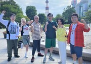 左から、羽田圭介、ゆめぽて、田中要次、こがけん、紺野まひる、水田信二。(c)テレビ東京