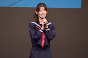 「蛾か蝶」に出演する井上梨名。
