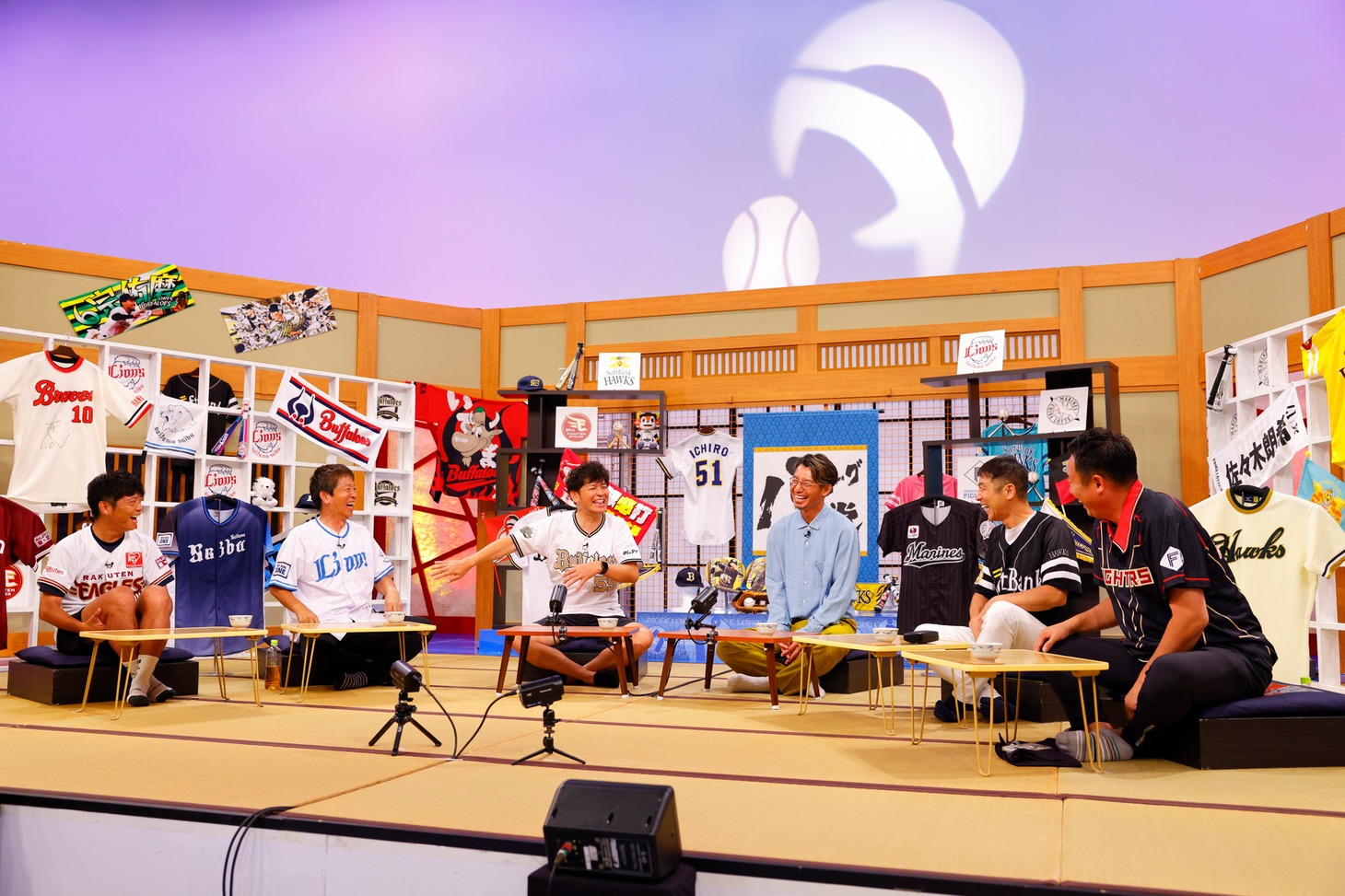 「パ・リーグ党芸人座談会 笑撃の鳥谷敬初参戦SP」のワンシーン。(c)関西テレビ