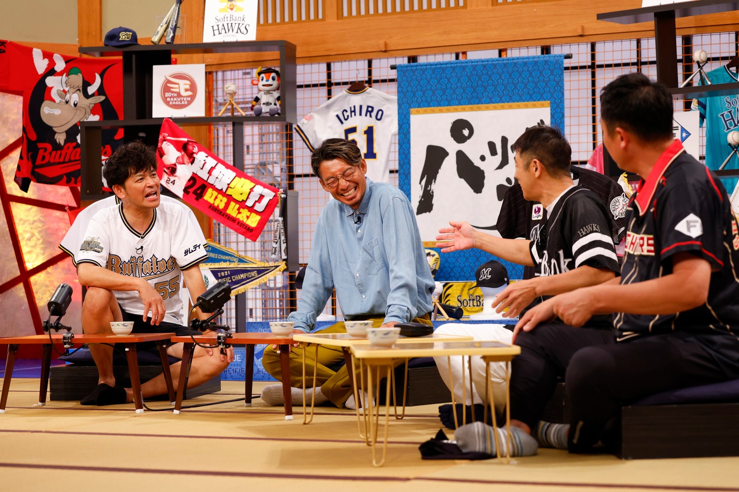 「パ・リーグ党芸人座談会 笑撃の鳥谷敬初参戦SP」のワンシーン。(c)関西テレビ