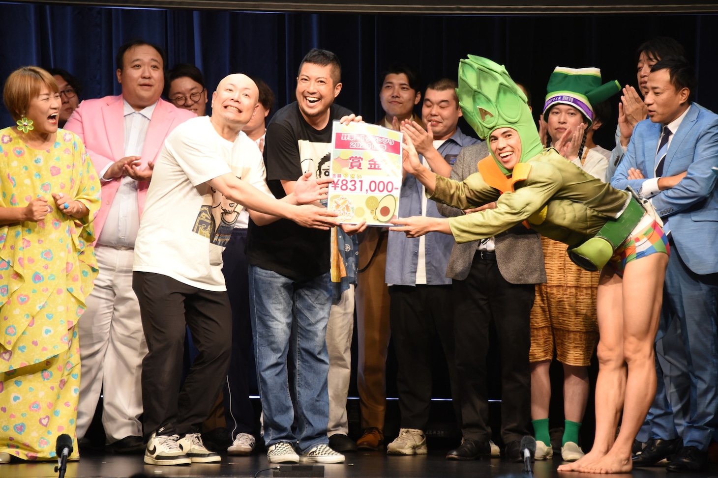 「野菜-1グランプリ2024」で優勝したベルナルド。