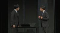東京03第26回単独公演「腹割って腹立った」のワンシーン。