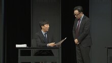 東京03第26回単独公演「腹割って腹立った」のワンシーン。