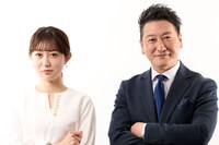 左から豊崎由里絵、堀潤。