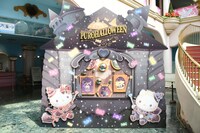 「PUROHALLOWEEN」仕様のフォトスポット。