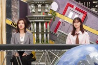 左から、3時のヒロイン福田、白石聖。(c)フジテレビ