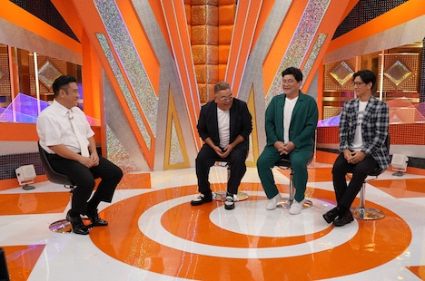 ずっと同じ髪型をしているように見えるアンタッチャブルとサンドウィッチマン。(c)テレビ朝日