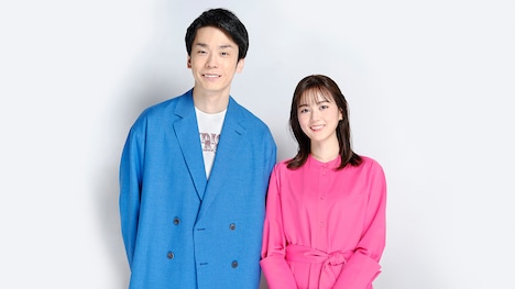 かまいたち濱家と生田絵梨花のハマいく。(c)NHK