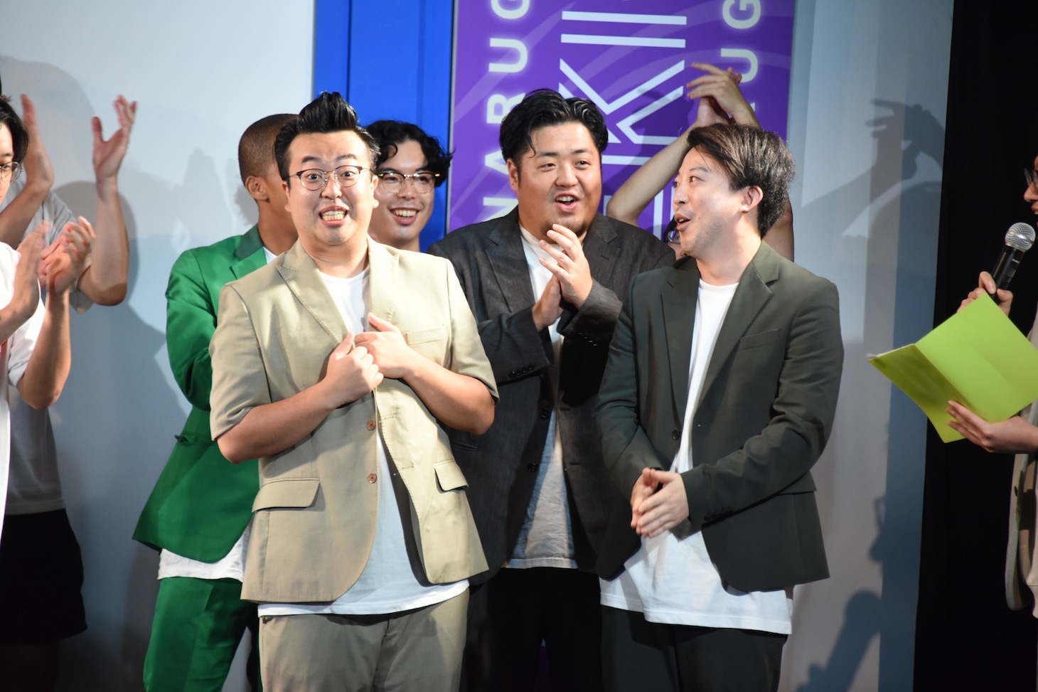 優勝が決定した瞬間のオッパショ石。
