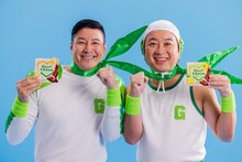 グリーングリーンに扮したチョコレートプラネット。