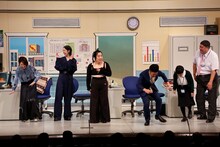 吉田裕座長の吉本新喜劇に参加した「極悪女王」のゆりやんレトリィバァら。