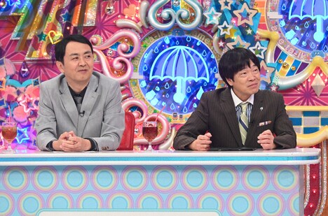 左から、アンガールズ田中、蛍原徹。(c)テレビ朝日