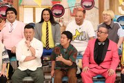 前列左から、ケンドーコバヤシ、ウエストランド井口、街裏ぴんく、後列左から、マヂカルラブリー村上、トム・ブラウン、真空ジェシカ・ガク。(c)フジテレビ