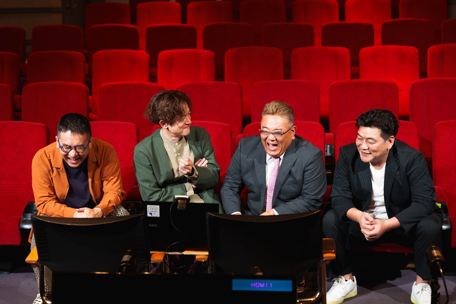 記者取材会のワンシーン。(c)CBC
