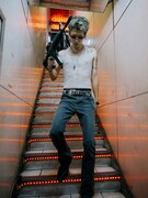 猫化粧・大蛇（撮影：山元良仁）