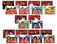 「キングオブコント2024」コラボカフェでプレゼントされる、今年のファイナリストのサイン入りトレーディングカードのイメージ。(c)TBS