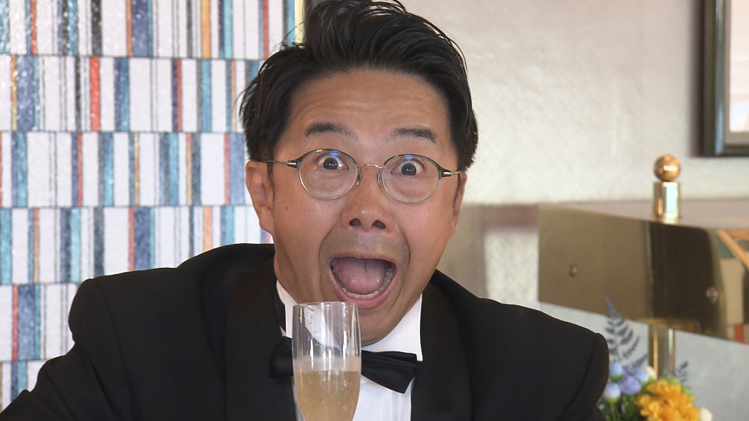 「超豪華客船で引き出し王対決！」に出演する、おぎやはぎ矢作。(c)テレビ朝日