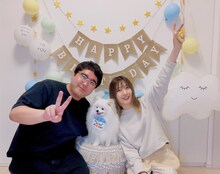 マヂカルラブリー村上・いとくとら夫妻、くむくん。
