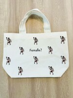 あぁ～しらきの新グッズ「ミニあぁ～しらき総柄ランチバッグ」。