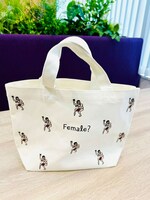 あぁ～しらきの新グッズ「ミニあぁ～しらき総柄ランチバッグ」。