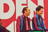 「THEゴールデンコンビ」MCの千鳥。