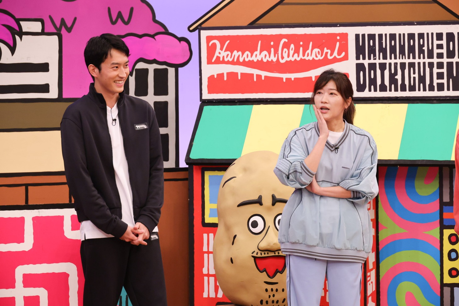 左から杉野遥亮、ヒコロヒー。(c)関西テレビ
