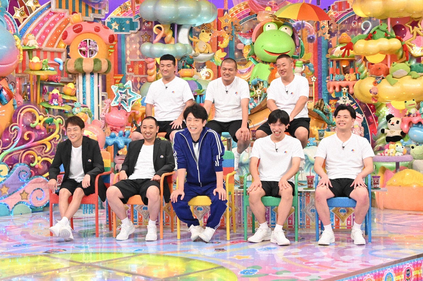 「アメトーーク！」3時間SPに出演する「踊りたくない芸人」たち。(c)テレビ朝日
