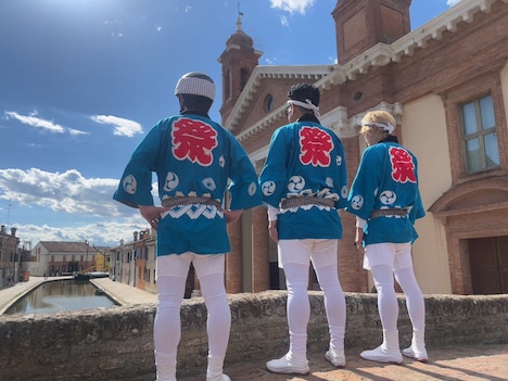 左から内村光良、宮川大輔、手越祐也。(c)日本テレビ