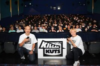 左からみなみかわ、お見送り芸人しんいち。