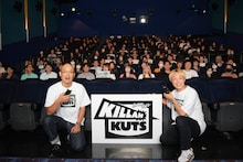 左からみなみかわ、お見送り芸人しんいち。