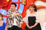 左から月亭八光、SHINO。(c)関西テレビ
