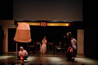 “池崎劇団”による演劇のワンシーン。